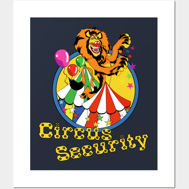 Circus Security Wall Art by PunnyPoyoShop